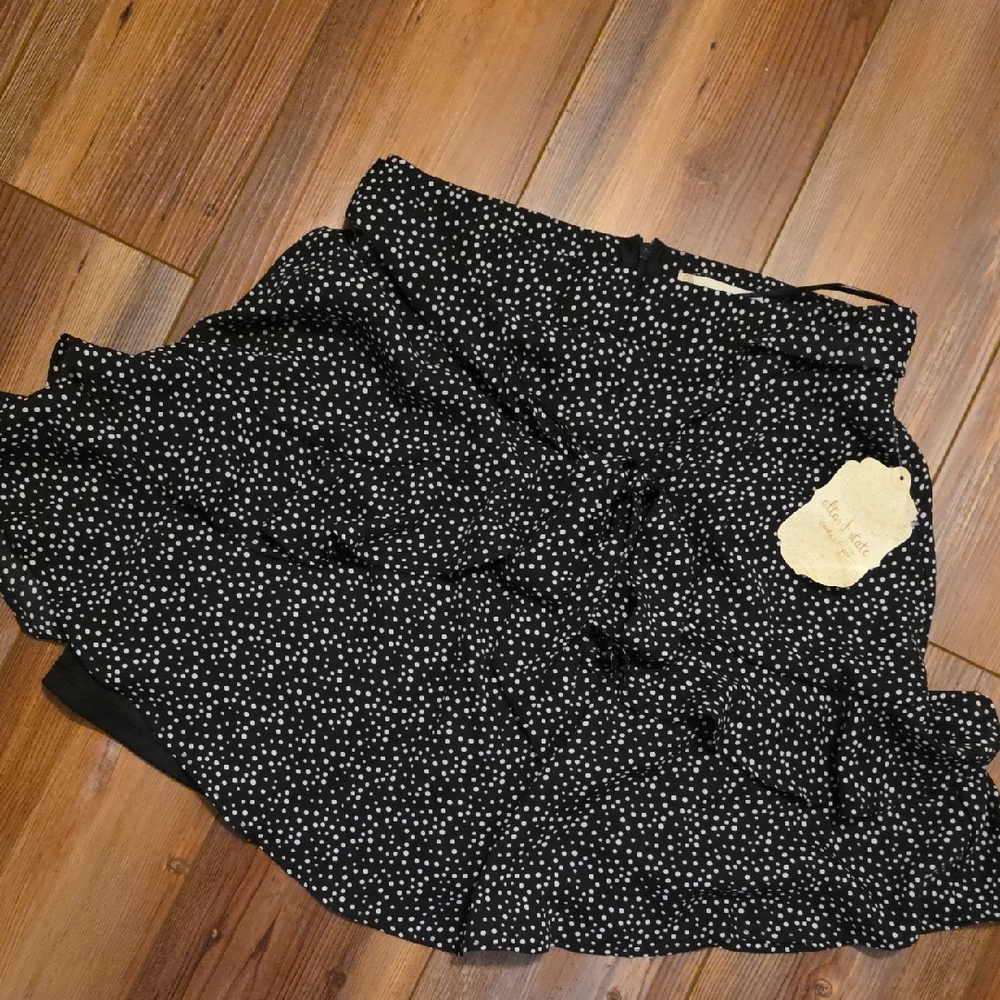 Altar'd State Black and White Skater Skirt